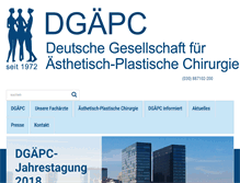 Tablet Screenshot of dgaepc.de